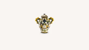 Santa Maria Novella Terracotta & Ceramic>Ceramic Vase With Square Decoration