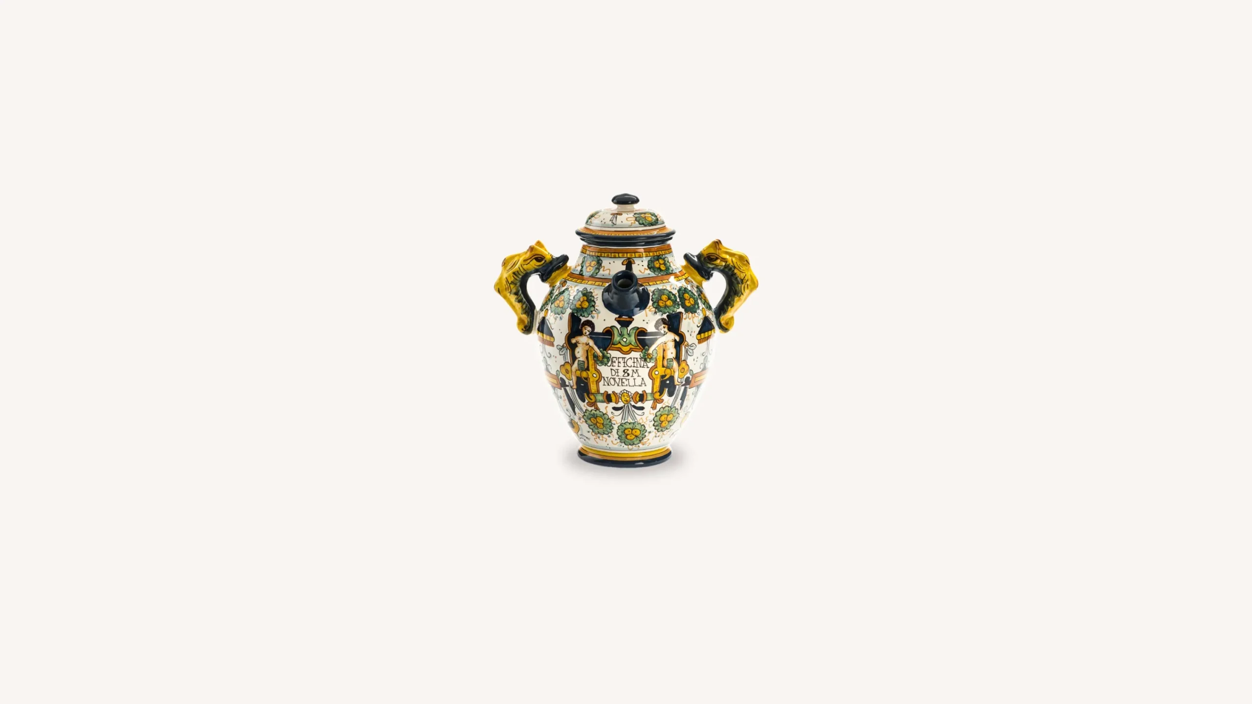 ceramic_vase_with_square_decoration_1.webp Santa Maria Novella Terracotta & Ceramic>Ceramic Vase With Square Decoration