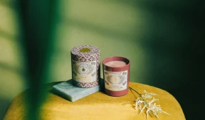 Santa Maria Novella Glass Candles>Rosa Novella Scented Candle