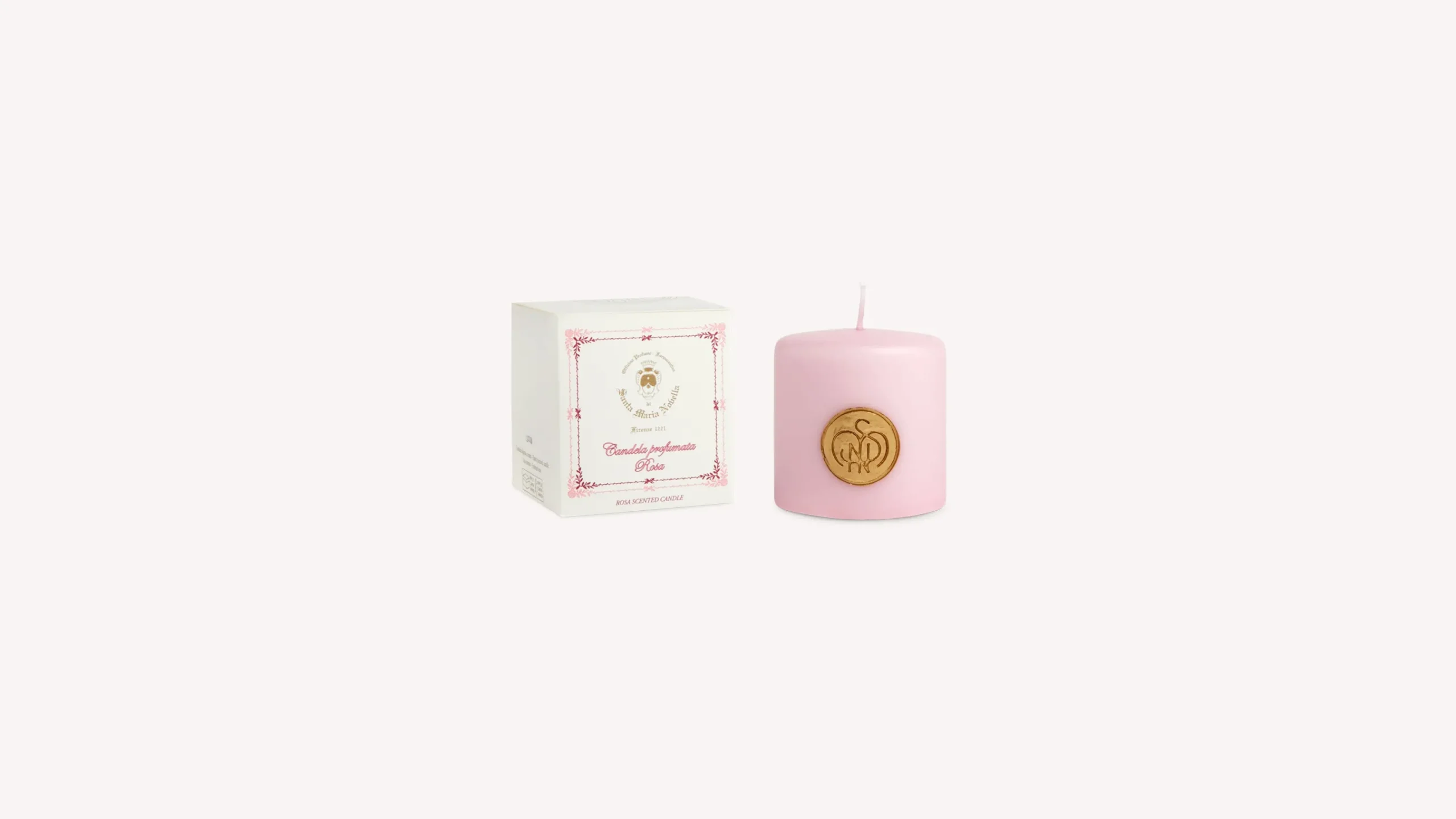 rosa_scented_candle_2.webp Santa Maria Novella Traditional Scented Candles>Rosa Scented Candle